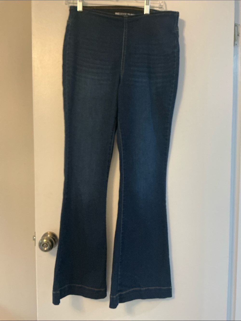 INC pull on flare denim jeans size 10/30